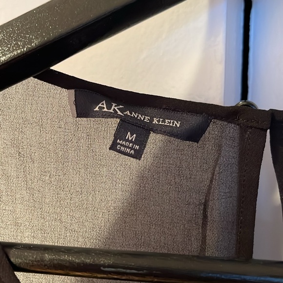 BN, never worn, Anne Klein Black sheer top - Picture 3 of 3